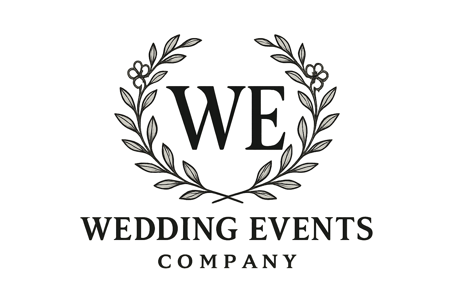 Wedding Events Company Logo